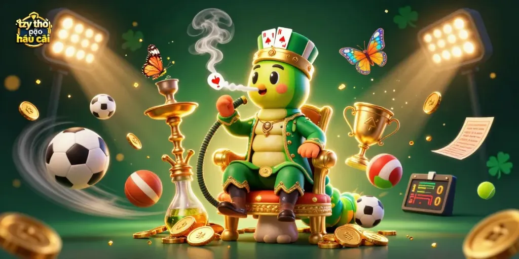 Engage with delta kèo nhà cái through this vibrant illustration showcasing sports betting elements and strategic gameplay.
