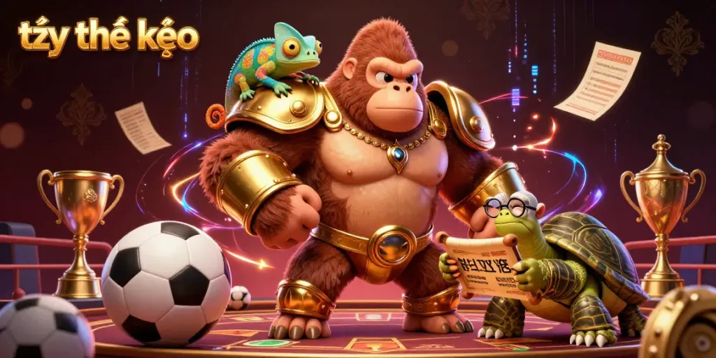 Experience the thrilling tỷ lệ kèo world with engaging sports elements and vibrant characters.