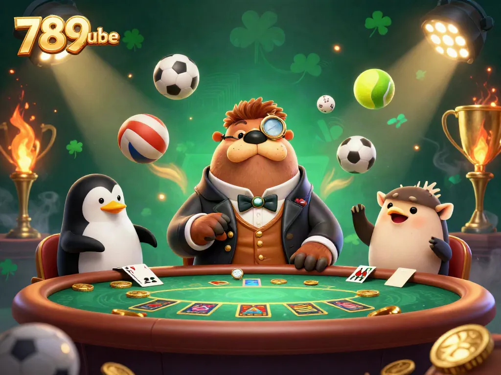 Experience thrilling gaming at 789clube with engaging characters and dynamic elements capturing online casino excitement.