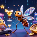 Engage with open88's lively 3D cartoon scene featuring casino elements, games, and colorful characters.