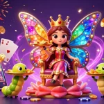 Play exciting online casino for real money with colorful pokies and chips in a dynamic 3D scene.