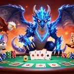 Engage in thrilling gambling action at TK88 with vibrant gaming elements and electrifying characters.