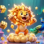 Experience thrilling gameplay at HUBET with a vibrant 3D casino scene featuring dynamic characters and gaming elements.